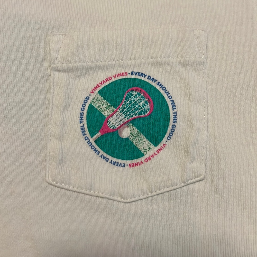 Vineyard Vines youth small short sleeve tee small lacrosse lax